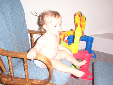 She's a BIG girl now.